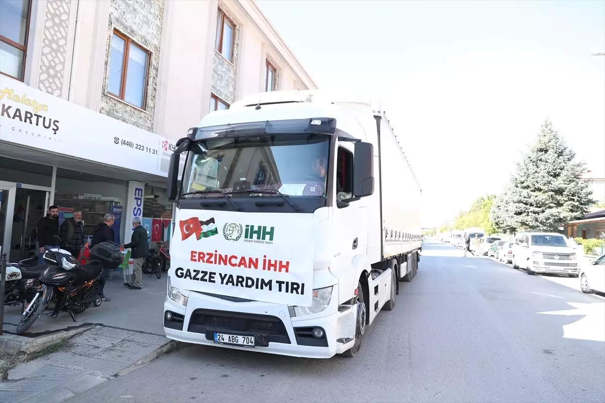 Erzincan’dan Gazze’ye İnsani Yardım